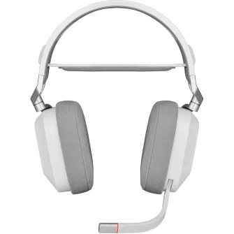 Casti gaming wireless Corsair HS80 RGB, Surround, Dolby Atmos 24Bit, Alb
