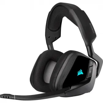 Casti gaming wireless Corsair Void ELITE, surround 7.1, Carbon