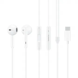 Casti In-Ear Huawei CM33 USB Type-C 55030088, Alb