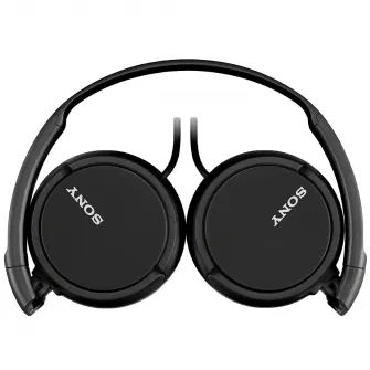 Casti On Ear Sony MDR-ZX110APB, Cu fir, Microfon, Negru