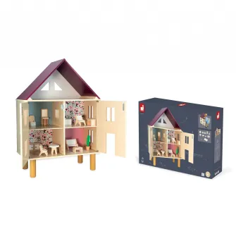 Casuta de papusi Janod, cu accesorii