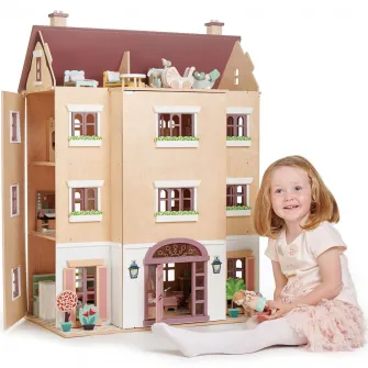 Casuta din lemn pentru papusi Tender Leaf Toys - Fantail Hall