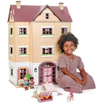 Casuta din lemn pentru papusi Tender Leaf Toys - Fantail Hall