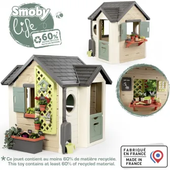 Casuta pentru copii Smoby - Garden House, cu accesorii