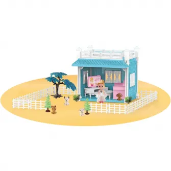 Casuta pentru papusi, Mappy Luxury Beach House, 1 camera, albastru