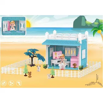 Casuta pentru papusi, Mappy Luxury Beach House, 1 camera, albastru