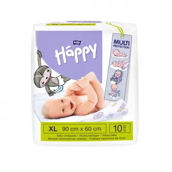 Cearceaf absorbant Happy, 90x60 cm, 10 buc.