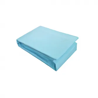 Cearceaf cu elastic Home Still, bumbac jersey, Albastru, 180x200 Standard