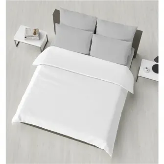 Cearsaf de pilota Dilios, 200x215 cm, 100% cotton ranforce, alb