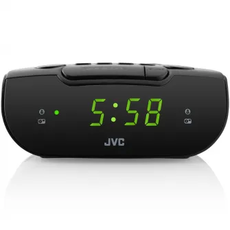 Ceas cu alarma JVC RA-E111B, negru