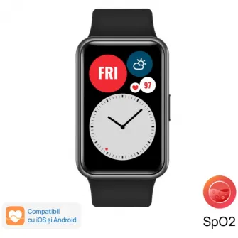 Ceas smartwatch Huawei Watch Fit, Graphite Black