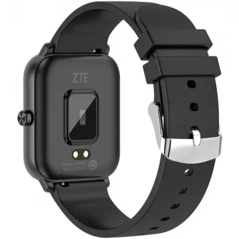 Ceas smartwatch ZTE Watch Live, oximetru SpO2, bratara TPU, Negru