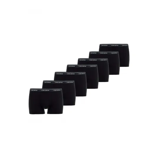 CECEBA, Set de boxeri cu banda logo in talie 32709 Monza - 7 perechi, Negru, 3XL