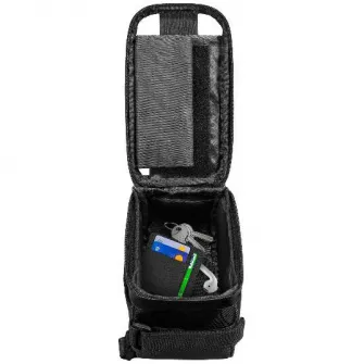 Celly Geanta Bicicleta cu suport smartphone, Neagra