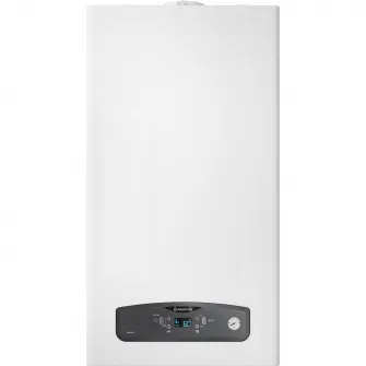 Centrala murala in condensare Ariston Cares S 24, 24 kw, Compatibil GPL, Display LCD, Manometru frontal, Schimbator caldura otel-inox