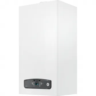 Centrala murala in condensare Ariston Cares S 24, 24 kw, Compatibil GPL, Display LCD, Manometru frontal, Schimbator caldura otel-inox