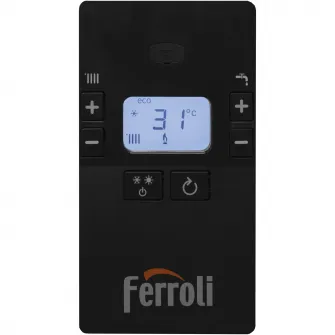 Centrala murala in condensare Ferroli Bluehelix Alpha 34 C, 34.8 kw, Multi Combustion Control, Metan GPL Ready, Display digital, fara kit evacuare