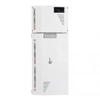 Centrala termica compacta pe peleti Fornello Rossi Camino Compact 25 kw, pompa de circulatie, vas expansiune, tiraj fortat, curatare manuala a arzatorului si a drumurilor de fum, Ecodesign, A+