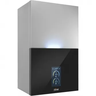 Centrala termica in condensare Ferroli Bluehelix MAXIMA 34C, 30 kW, touch screen 7, sistem de combustie autoadaptiv, fara kit evacuare