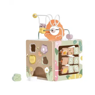 Centru de activitati din lemn - Cubul Mappy Honeybee