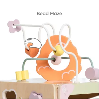 Centru de activitati din lemn - Cubul Mappy Honeybee