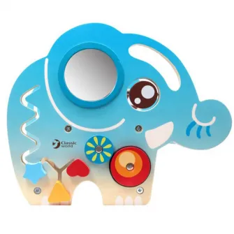 Centru de activitati din lemn - Mappy Elephantul Beads