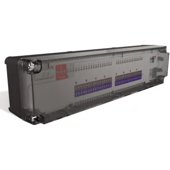 Centru de comanda Salus KL08NSB, 8 zone, modul pentru pompa si centrala integrat, pentru incalzire in pardoseala