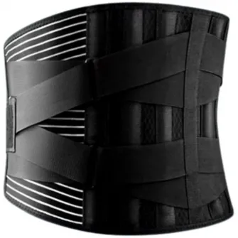 Centura Medicala Lombara Ziya Kose Premium cu Pad, Suport Vertical 360В°, Postoperatorie, Prevenire Ameliorare Hernie de Disc, Brau Medicinal, Culoare Negru, Marime L