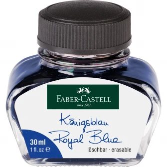 Cerneala Faber-Castell, 30 ml, Albastru