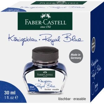 Cerneala Faber-Castell, 30 ml, Albastru