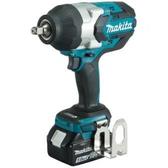 Cheie de strans cu impact pe acumulator Makita DTW1002RTJ. 18 V, 1000 Nm, 1/2”, 2 acumulatori Li-Ion LXT 5.0 Ah, incarcator