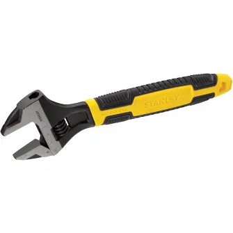 Cheie reglabila Stanley Maxsteel 0-90-949, 12/300 mm, 15° unghi, maner bimaterial Control-Grip