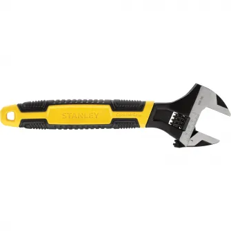Cheie reglabila Stanley Maxsteel 0-90-949, 12/300 mm, 15° unghi, maner bimaterial Control-Grip