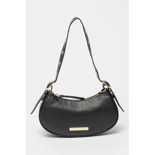 Chiara Canotti, Geanta crossbody de piele, Negru