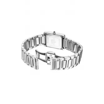Christophe Duchamp, Ceas patrat cu 10 diamante, Argintiu