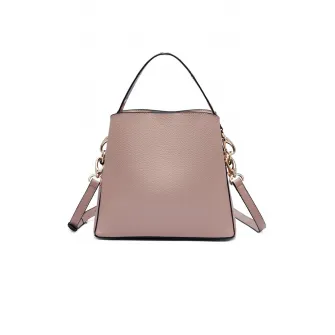 Ciel, Geanta de piele cu bareta Riley, Maro camel