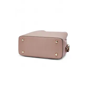 Ciel, Geanta de piele cu bareta Riley, Maro camel