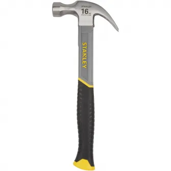 Ciocan cu gheara STANLEY STHT0-51309, 450g, maner fibra de sticla, protectie sporita, aderenta imbunatatita, rezistent la uzura, pentru scoaterea cuielor
