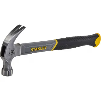 Ciocan cu gheara STANLEY STHT0-51309, 450g, maner fibra de sticla, protectie sporita, aderenta imbunatatita, rezistent la uzura, pentru scoaterea cuielor