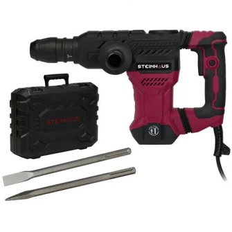 Ciocan demolator Steinhaus PRO-DH1300, 1300W, 4100 BPM, 18J, mandrina SDS-MAX, kitbox, dalta si spit