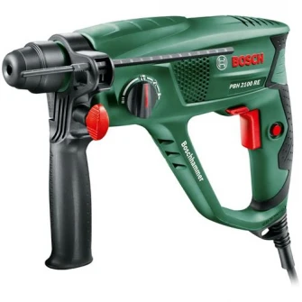 Ciocan rotopercutor Bosch PBH 2100 RE Compact, 550 W, 2300 RPM, 1.7 J, SDS Plus + set burghie + limitator adancime + maner suplimentar + valiza transport