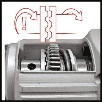 Ciocan rotopercutor Einhell TC-RH 800 4F, 800 W, 930 RPM, 4500 RPM, 2.6 J, 4 functii, SDS Plus