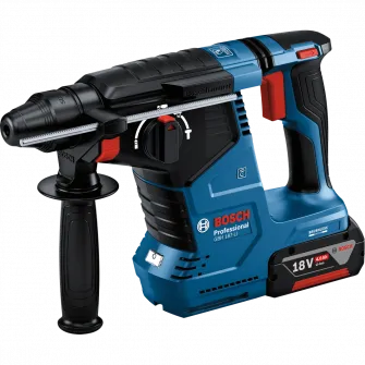 Ciocan rotopercutor pe acumulator Bosch Professional GBH 187-LI, 18 V, 2.4 J, 4350 percutii/min, 980 RPM, SDS plus, 1 acumulator, incarcator