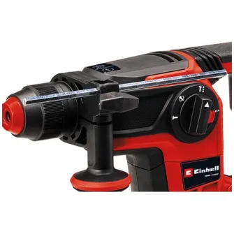 Ciocan rotopercutor pe acumulator Einhell Professional TP-HD 18/26 Li BL-Solo Power X-Change, 18 V, motor brushless, 2.6 J, SDS-plus, mecanism de impact pneumatic, 4 functii, geanta, fara acumulator/incarcator