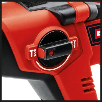 Ciocan rotopercutor pe acumulator Einhell PXC TE-HD 18/12 Li - Solo,18 V,forta impact 1.3 J,cuplu 14 Nm,SDS plus, gaurire beton 12 mm,fara acumulator si incarcator in setul de livrare