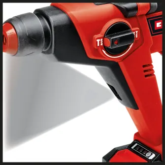 Ciocan rotopercutor pe acumulator Einhell PXC TE-HD 18/12 Li - Solo,18 V,forta impact 1.3 J,cuplu 14 Nm,SDS plus, gaurire beton 12 mm,fara acumulator si incarcator in setul de livrare