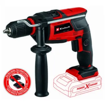 Ciocan rotopercutor pe acumulator Einhell TC-ID 18 Li - Solo, 18 V, tehnologie PXC, 41.600 percutii/min, 13 mm mandrina, 25 mm capacitate maxima de gaurire, fara acumultor/incarcator