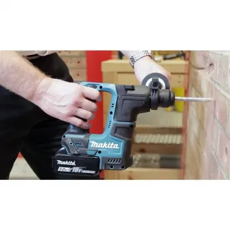 Ciocoan rotopercutor pe acumulator Makita DHR171Z, 18 V, 1.2 J, 4800 percutii/min, 680 RPM, maner lateral, fara acumulator/incarcator