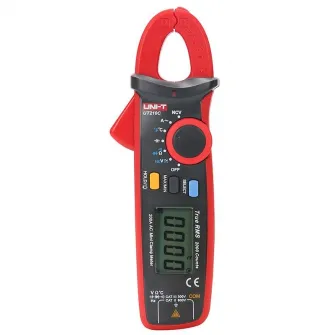 Clampmetru (cleste ampermetric) digital UNI-T UT210C, verificare continuitate cu buzzer, test dioda
