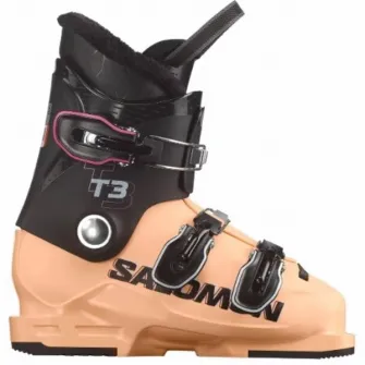 Clapari ski copii Salomon T3 RT, marime 26/26.5, beach
